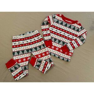 Toddler Kids‎ Carters Christmas Holiday Pajama Set Size 3T Girl Boy